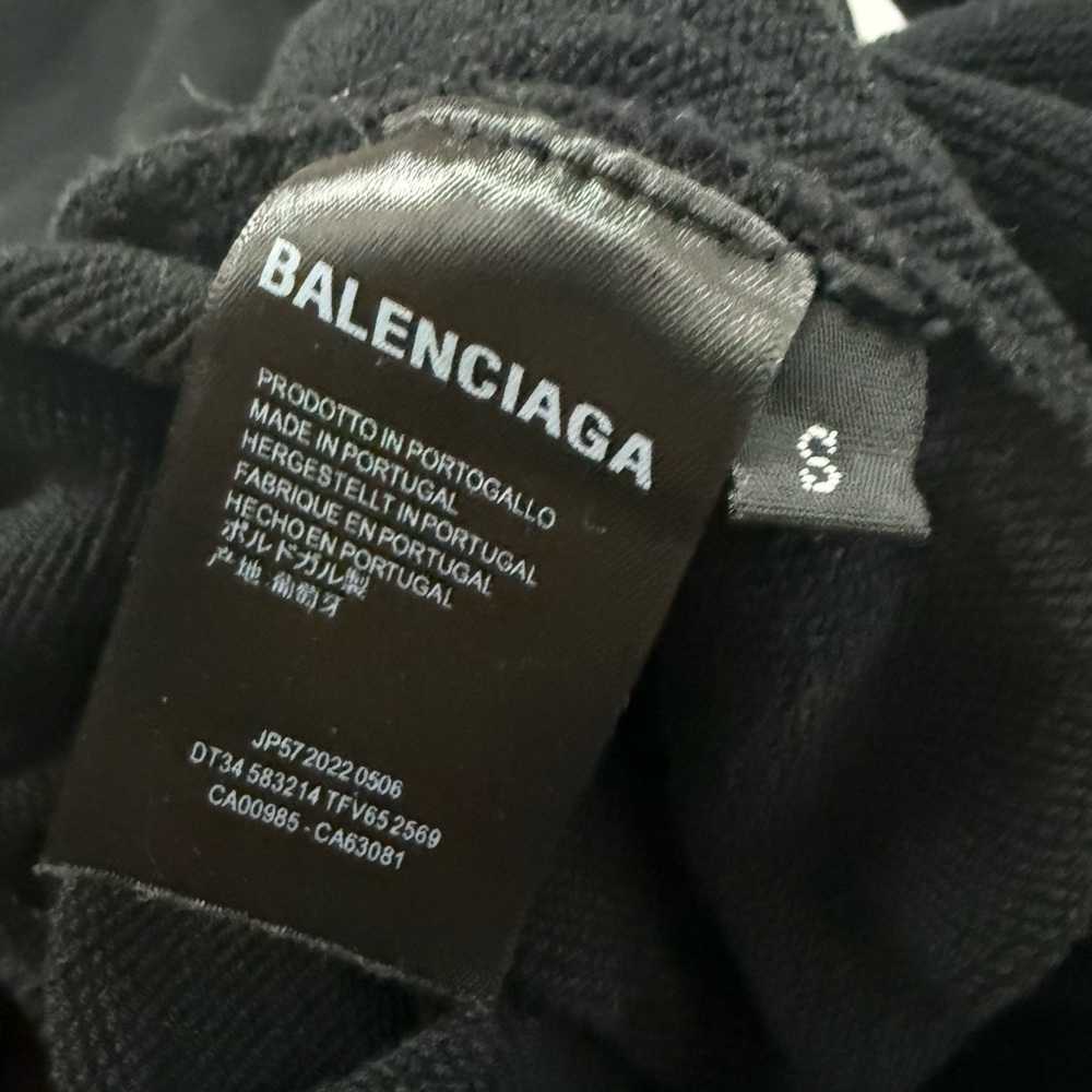 Balenciaga X adidas knitted sports pants - high rise - black - NWOT - small - Picture 9 of 10